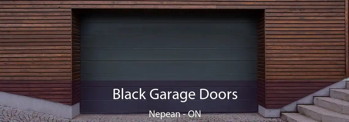  Black Garage Doors Nepean - ON
