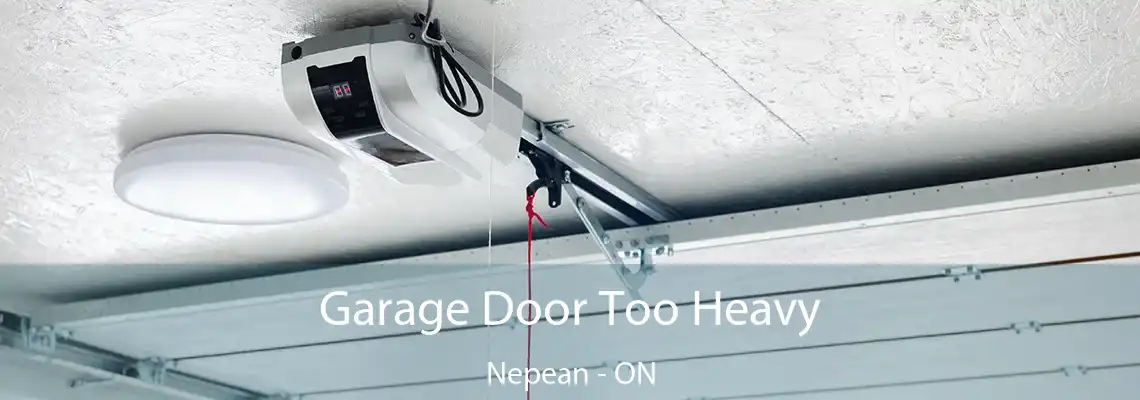 Garage Door Too Heavy Nepean - ON