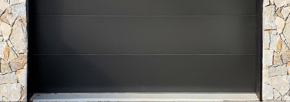 Overhead Black Garage Door Installation in Nepean, Ontario